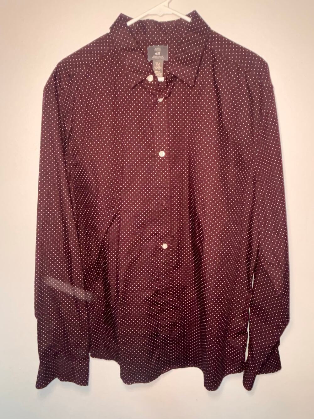 H&M XL Slim Fit Long Sleeve Casual
